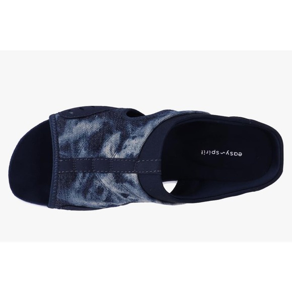 Easy Spirit Women's Traciee7 Flat Sandal Sz 9W Lightweight, Flexible, Shoes - Picture 3 of 5